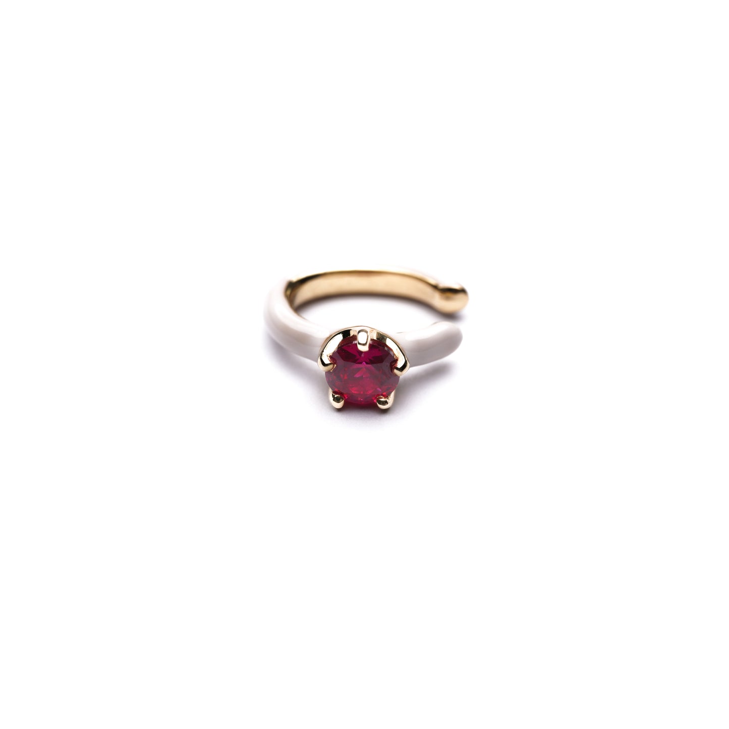 Candy Collection Earcuff < Lab-grown Ruby >