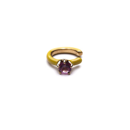 Candy Collection Earcuff < Lab-grown Pink Sapphire >