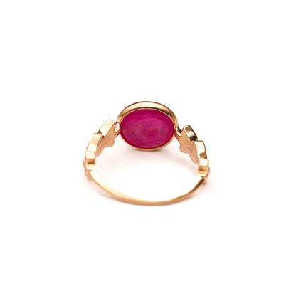 Crown collection design arm ring Star Ruby