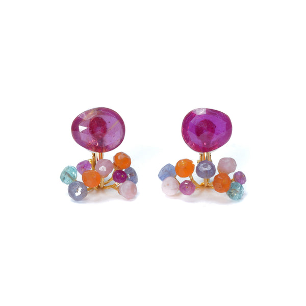 bohem fairy earrings ピアス　サンゴ bohem fairy earrings ピアスサンゴ