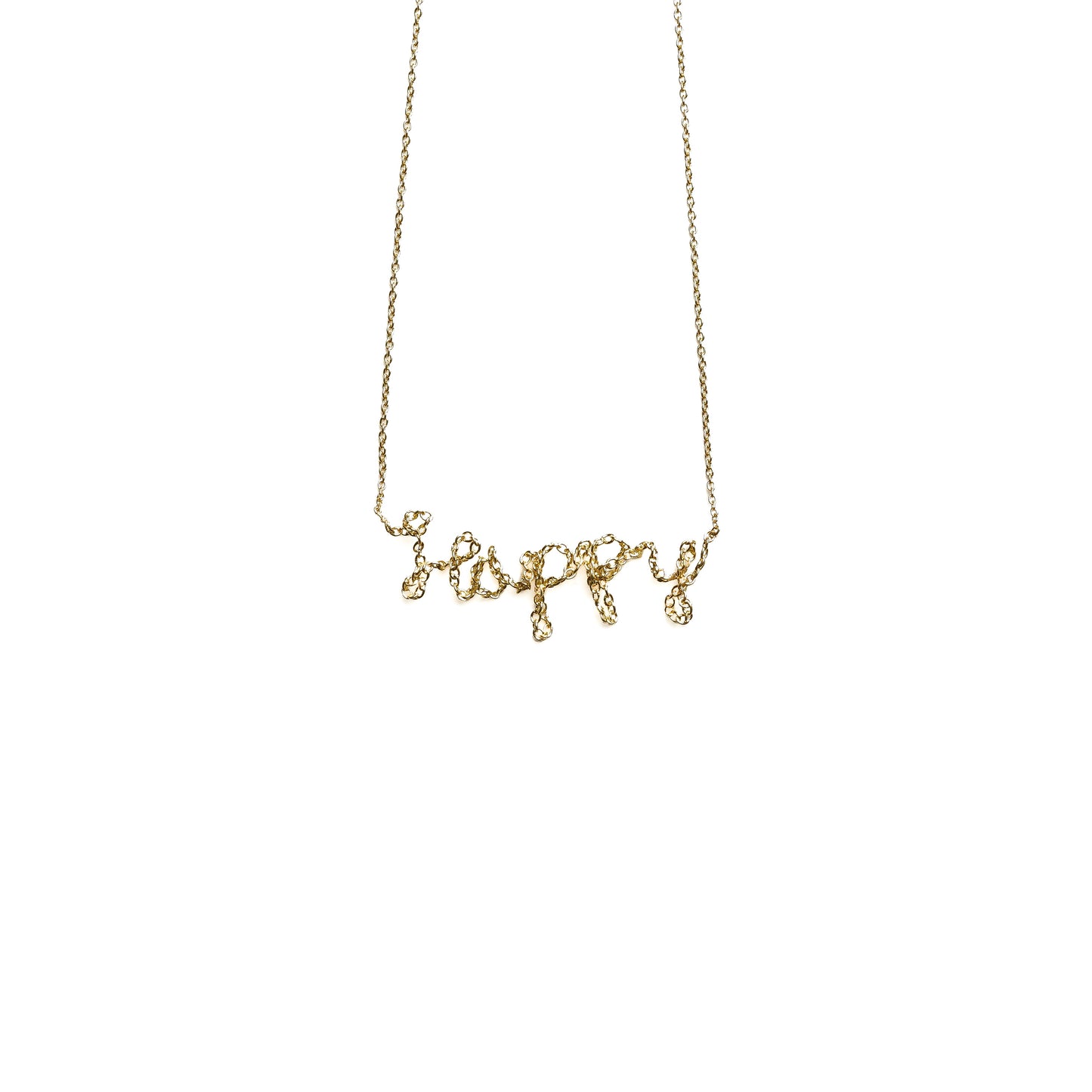 Message Collection Happy necklace