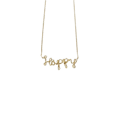 Message Collection Happy necklace