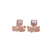Gemstone Fairy Earrings Collection Pierce  < Pink Fluorite >