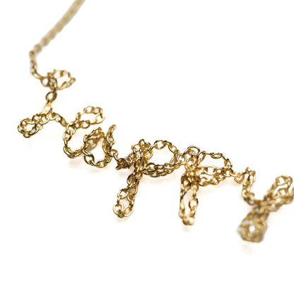Message Collection Happy necklace