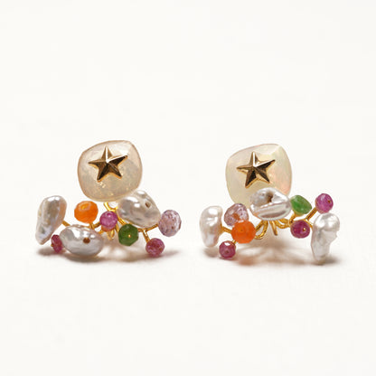 Gemstone Fairy Earrings Collection Pierce