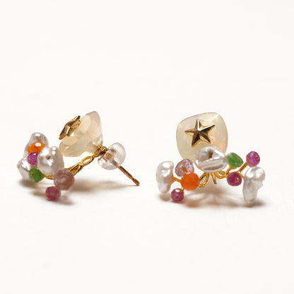 Gemstone Fairy Earrings Collection Pierce