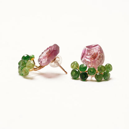 Gemstone Fairy Earrings Collection Pierce