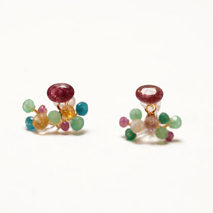 Gemstone Fairy Earrings Collection Pierce
