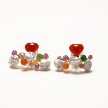 Gemstone Fairy Earrings Collection Pierce