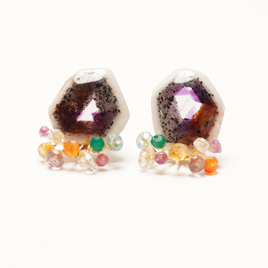 Gemstone Fairy Earrings Collection Pierce 完売