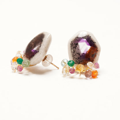 Gemstone Fairy Earrings Collection Pierce 完売