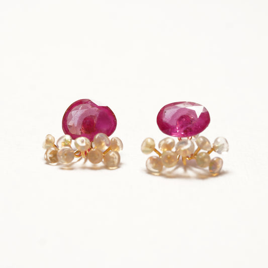 Gemstone Fairy Earrings Collection Pierce