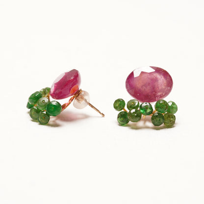 Gemstone Fairy Earrings Collection Pierce　完売