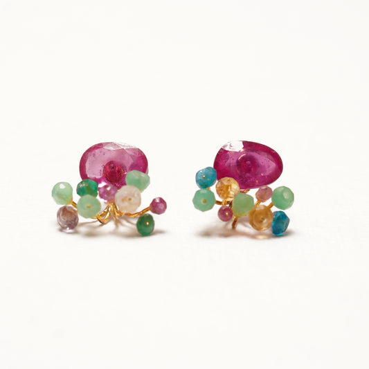 Gemstone Fairy Earrings Collection Pierce