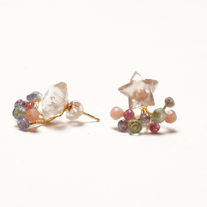 Gemstone Fairy Earrings Collection Pierce
