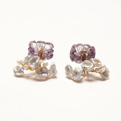 Gemstone Fairy Earrings Collection Pierce