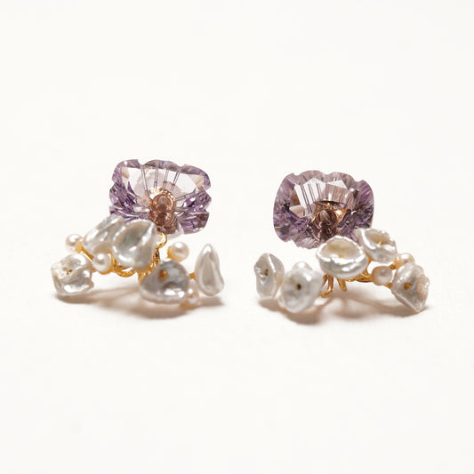 Gemstone Fairy Earrings Collection Pierce