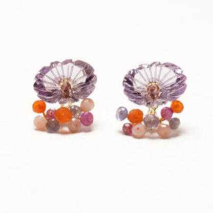 Gemstone Fairy Earrings Collection Pierce