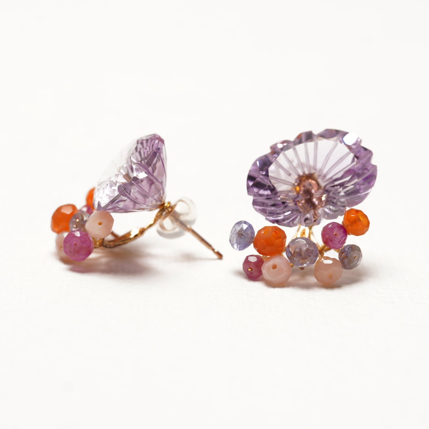 Gemstone Fairy Earrings Collection Pierce