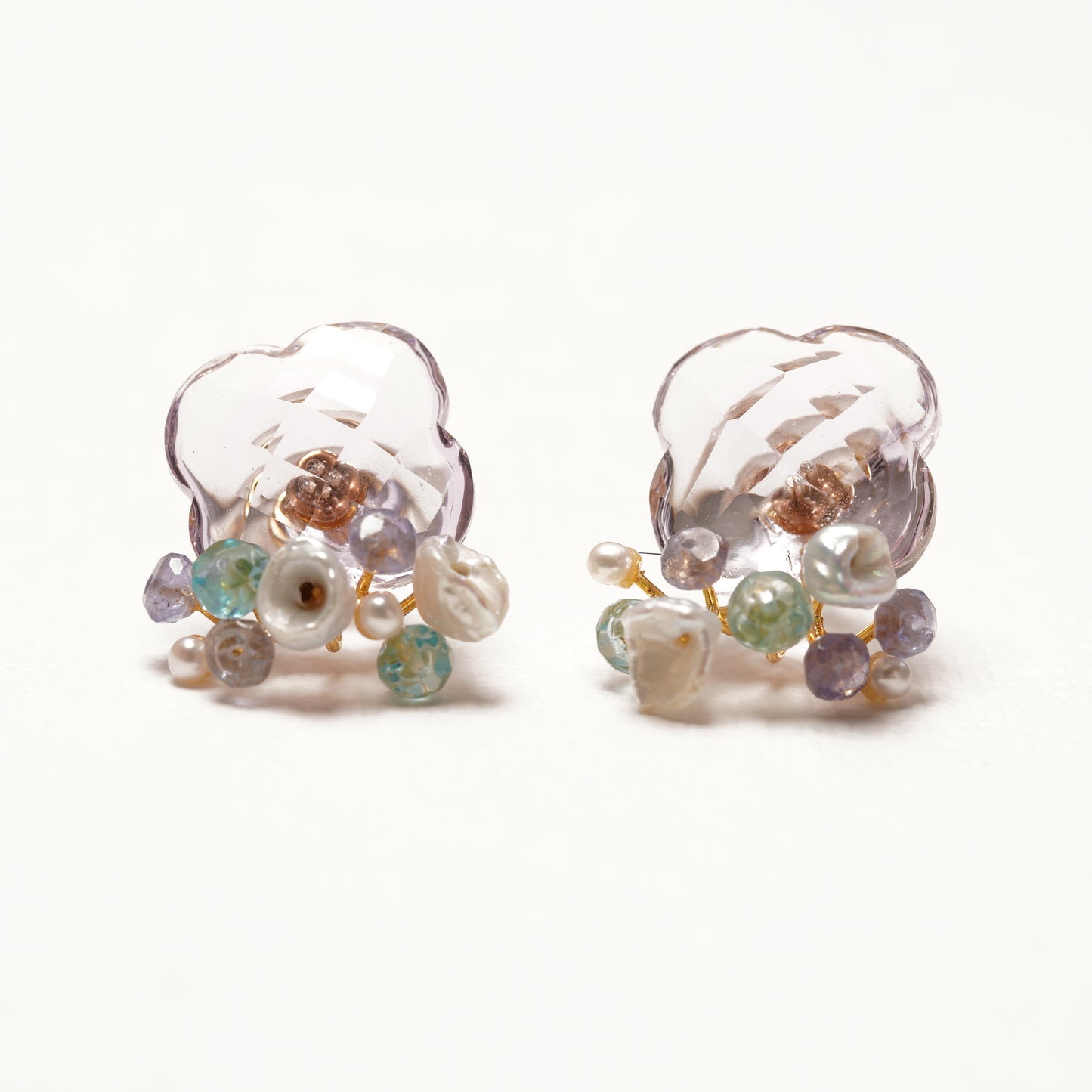 Gemstone Fairy Earrings Collection Pierce
