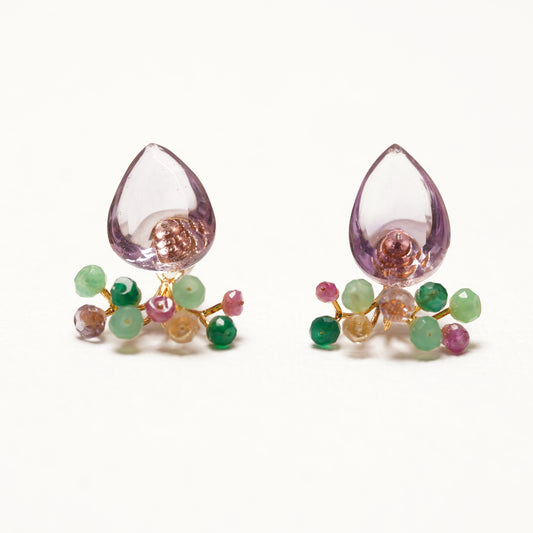 Gemstone Fairy Earrings Collection Pierce