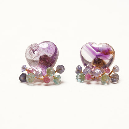 Gemstone Fairy Earrings Collection Pierce 完売