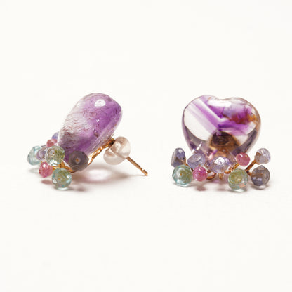 Gemstone Fairy Earrings Collection Pierce 完売