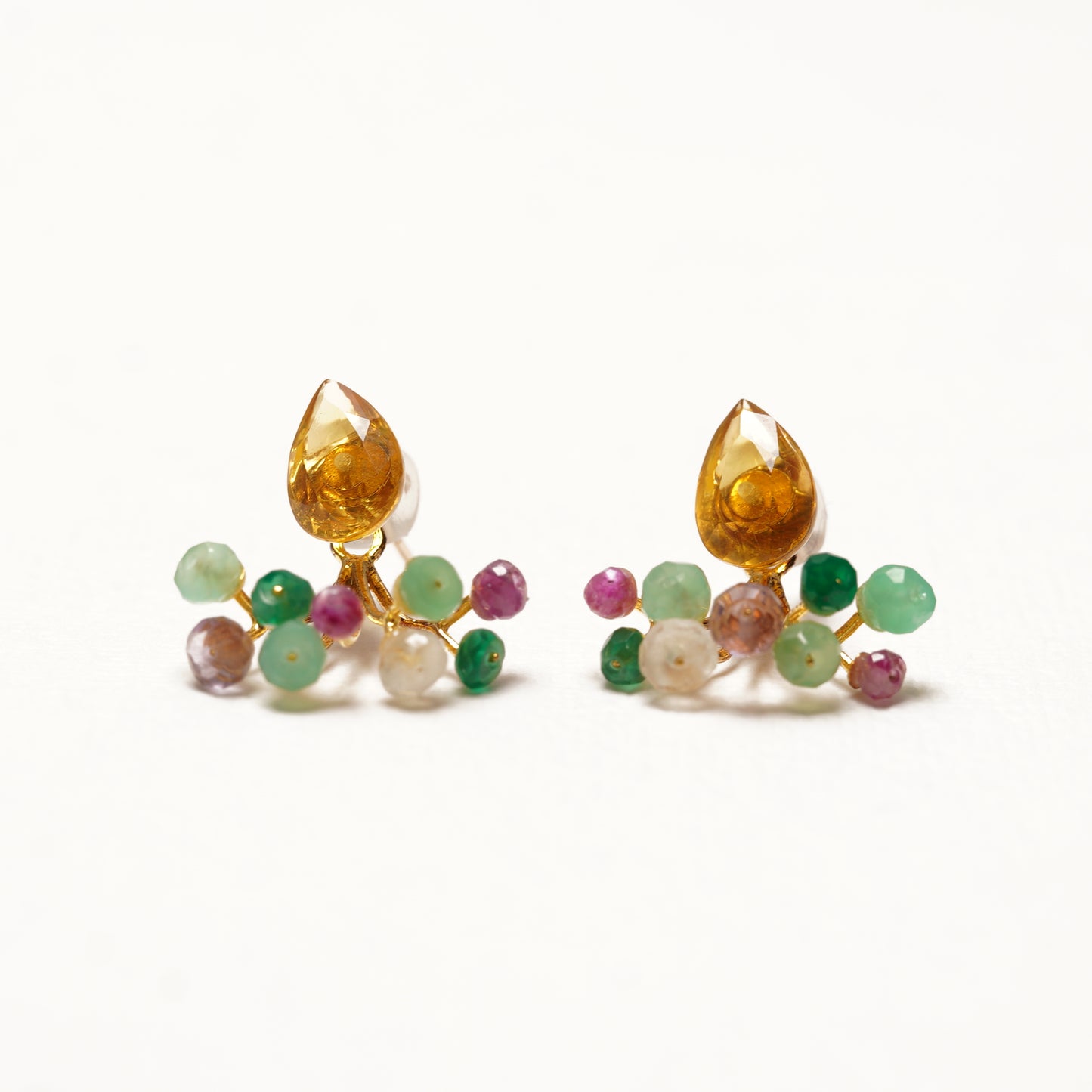Gemstone Fairy Earrings Collection Pierce