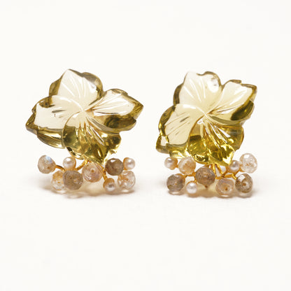 Gemstone Fairy Earrings Collection Pierce