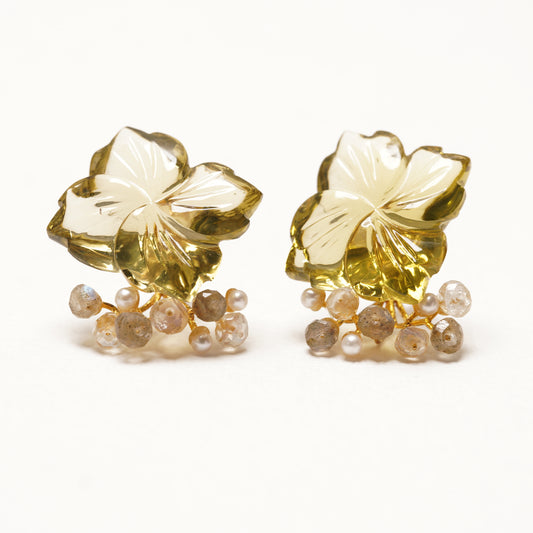 Gemstone Fairy Earrings Collection Pierce