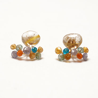 Gemstone Fairy Earrings Collection Pierce　完売