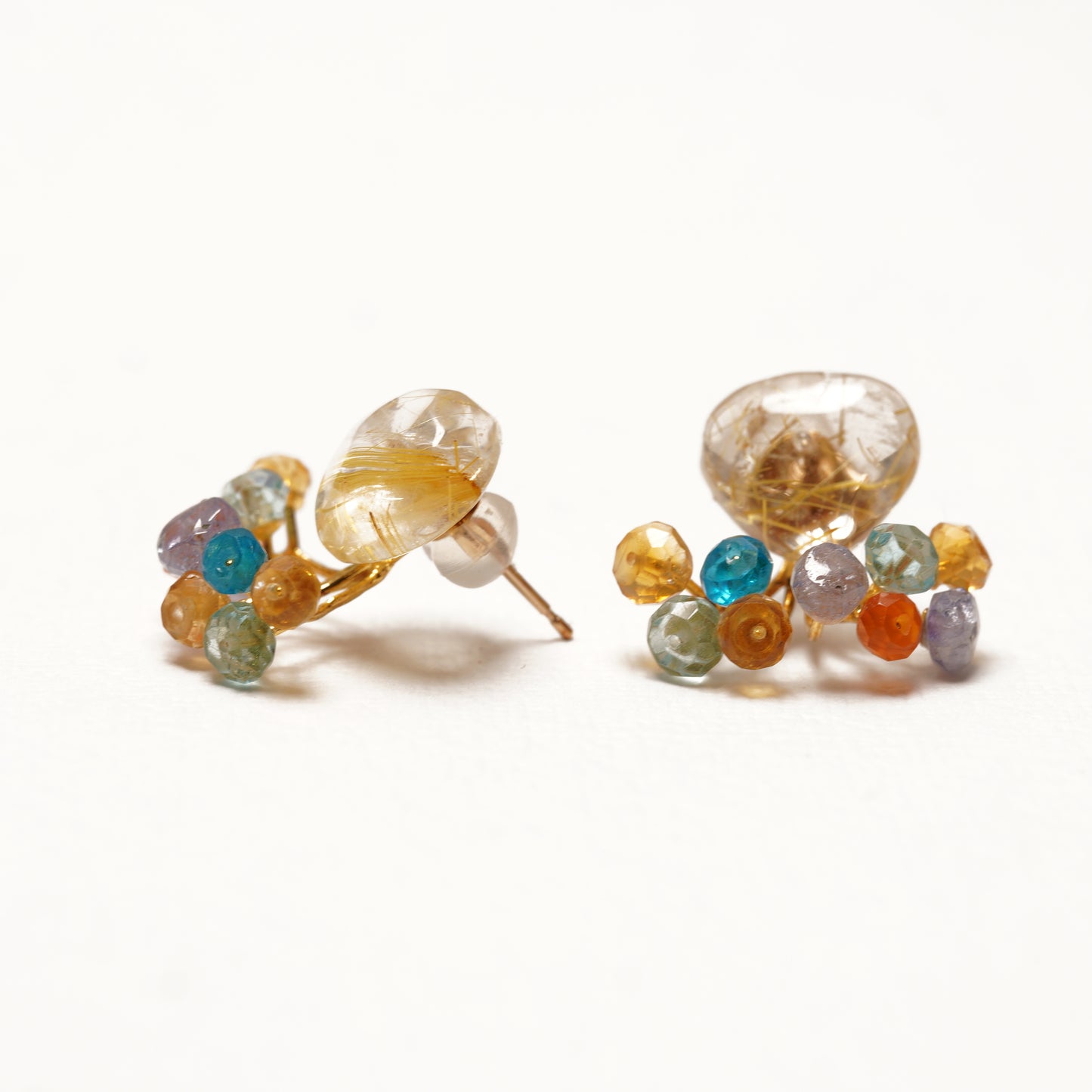 Gemstone Fairy Earrings Collection Pierce　完売