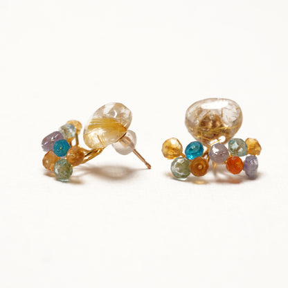 Gemstone Fairy Earrings Collection Pierce　完売