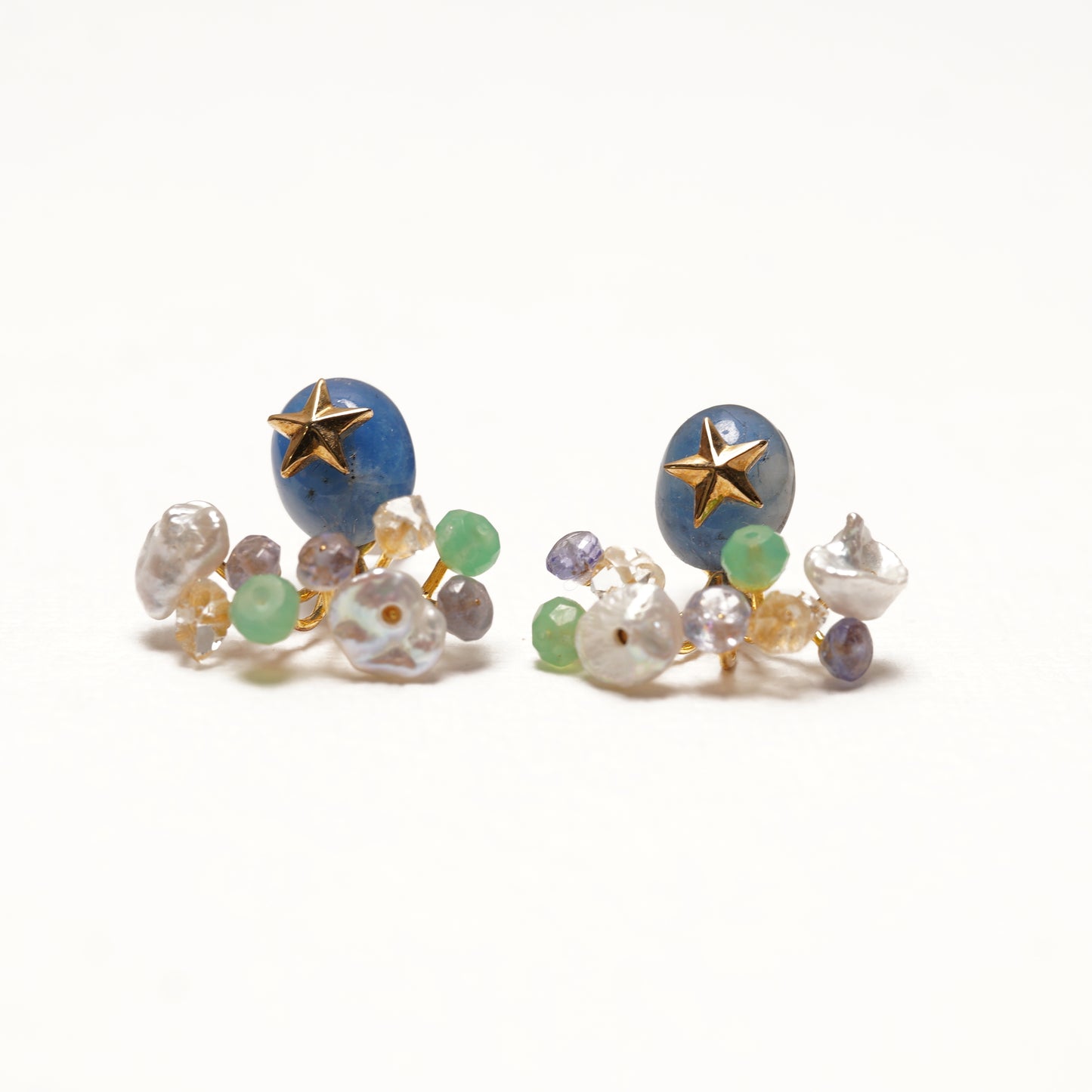 Gemstone Fairy Earrings Collection Pierce 完売