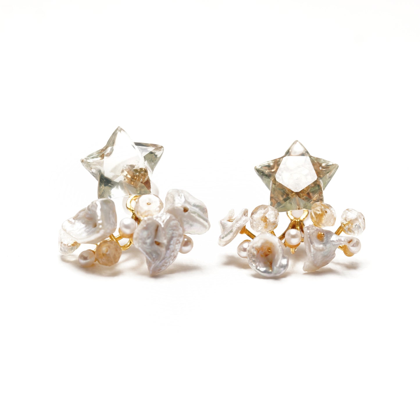 Gemstone Fairy Earrings Collection Pierce