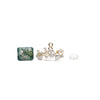 Gemstone Fairy Earrings Collection Pierce < Moss Agate >