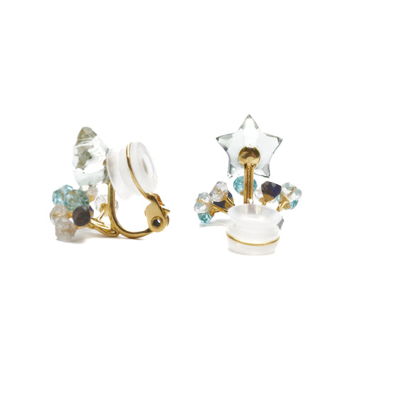 Gemstone Fairy Earrings Collection Earring < Green Amethyst >