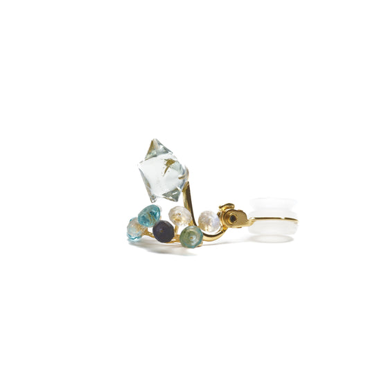 Gemstone Fairy Earrings Collection Earring < Green Amethyst >