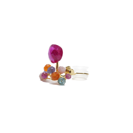 Gemstone Fairy Earrings Collection Earring < Ruby >