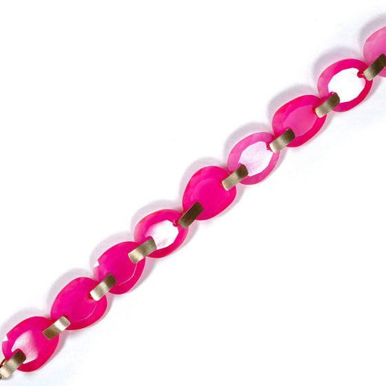 Loop×gems Collection Bracelet < Pink Chalcedony >