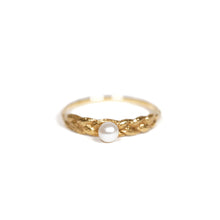  Braid Hair Collection Ring < Fresh water pearl >
