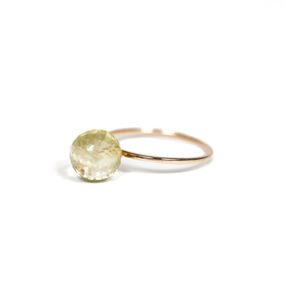 Loose stones Collection  Ring < Lemon quartz >