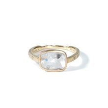  Classic stars one stone Collection Ring < Diamond / Gilalite in Quartz >