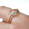 Classic stars one stone Collection Ring < Diamond / Triphylite in Quarts >