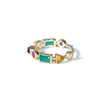 Queen Collection Ring < Iolite / Green Onyx / Ruby >