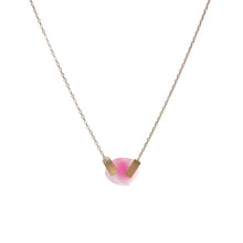  Loop×gems Collection Necklace < Pink Chalcedony >