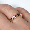 Queen  Collection Ring < Rhodolite Garnet >