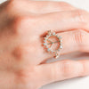 PEACE Collection Ring < Cubic zirconia >