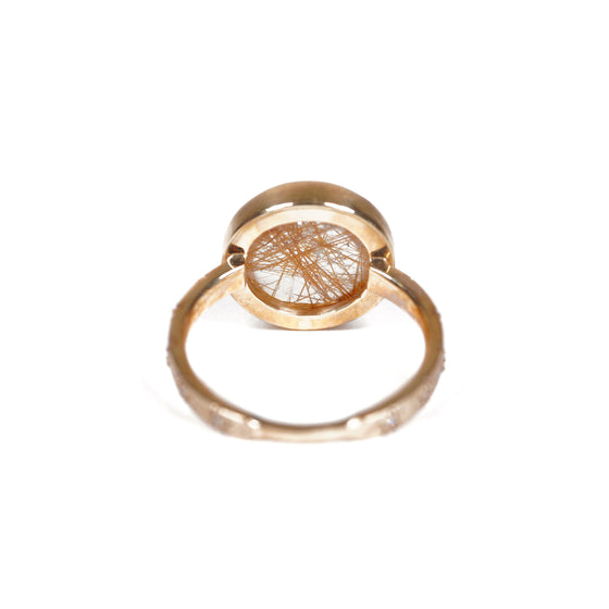 10th Anniversary Collection Ring < Golden Rutilated Quartz >