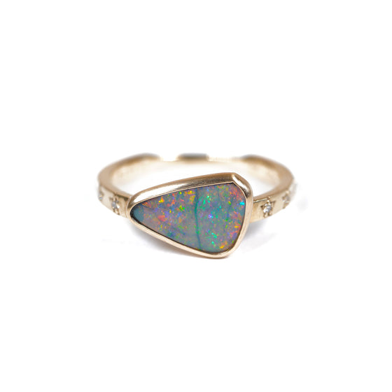 Classic stars Collection Ring < Black opal >